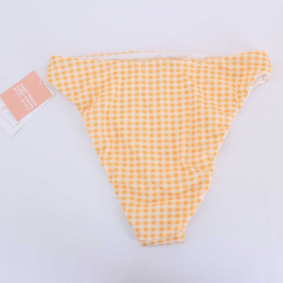 Dippin Daisys Seashore Gingham Sunset Picnic Bikini Bottom - Picture 2 of 4